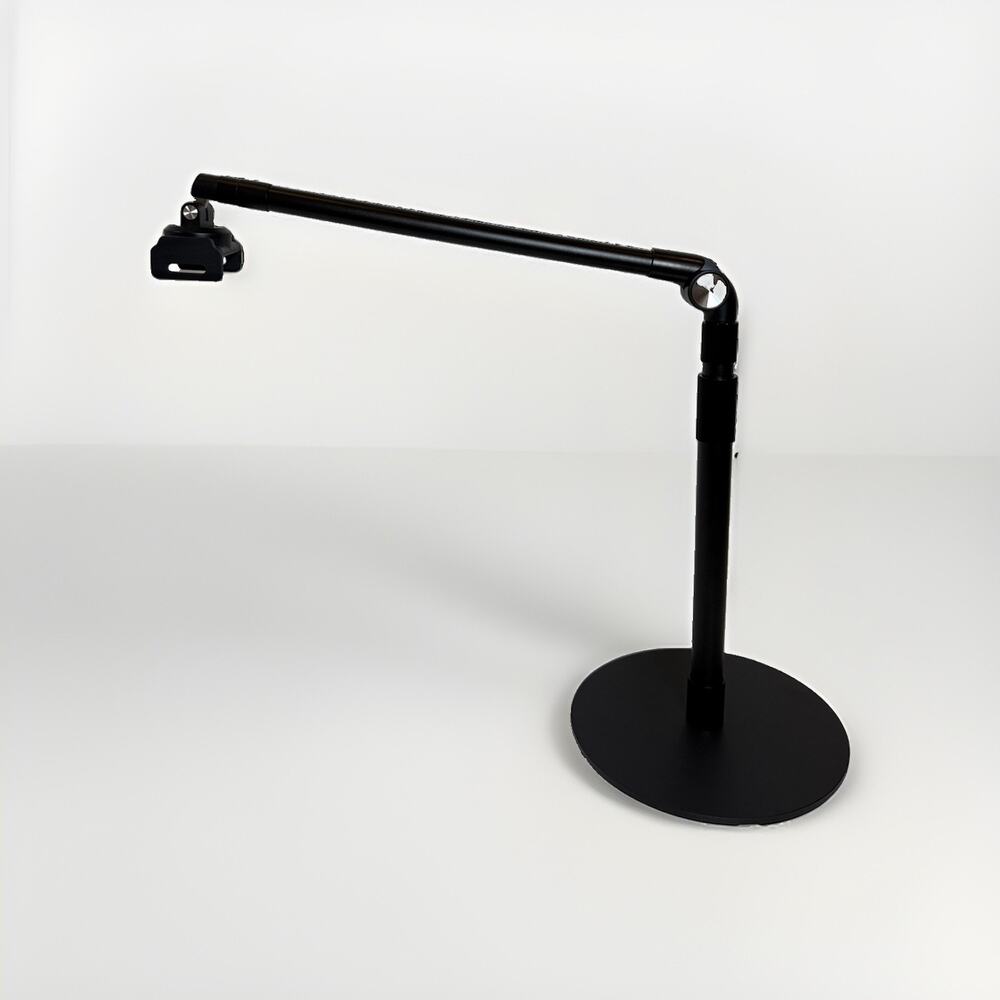 elitehood Heavy Duty Aluminum Overhead Phone Stand, 15 in Long Arm iPhone Hol...
